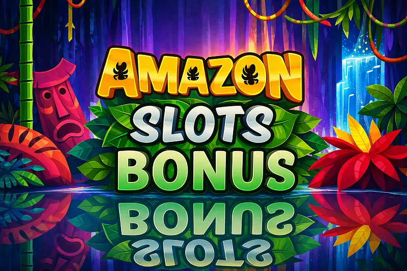 Amazon Slots Bonus in Deutschland mit 500 Freispielen, 10 Euro Mindesteinzahlung und 10x Umsatzbedingungen